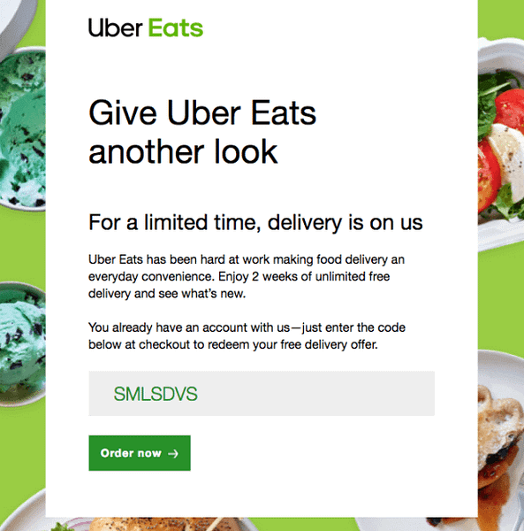 uber eats email