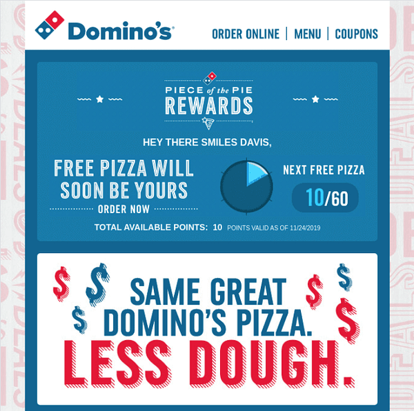 dominos email